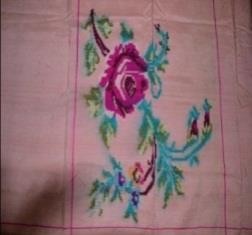 Kain sutra bermotif Balo Lagosi
